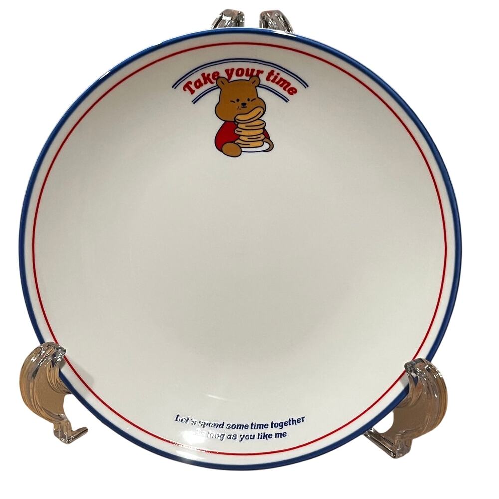 My Buddy Brunch Plate 6" "Take Your Time" Discontinued